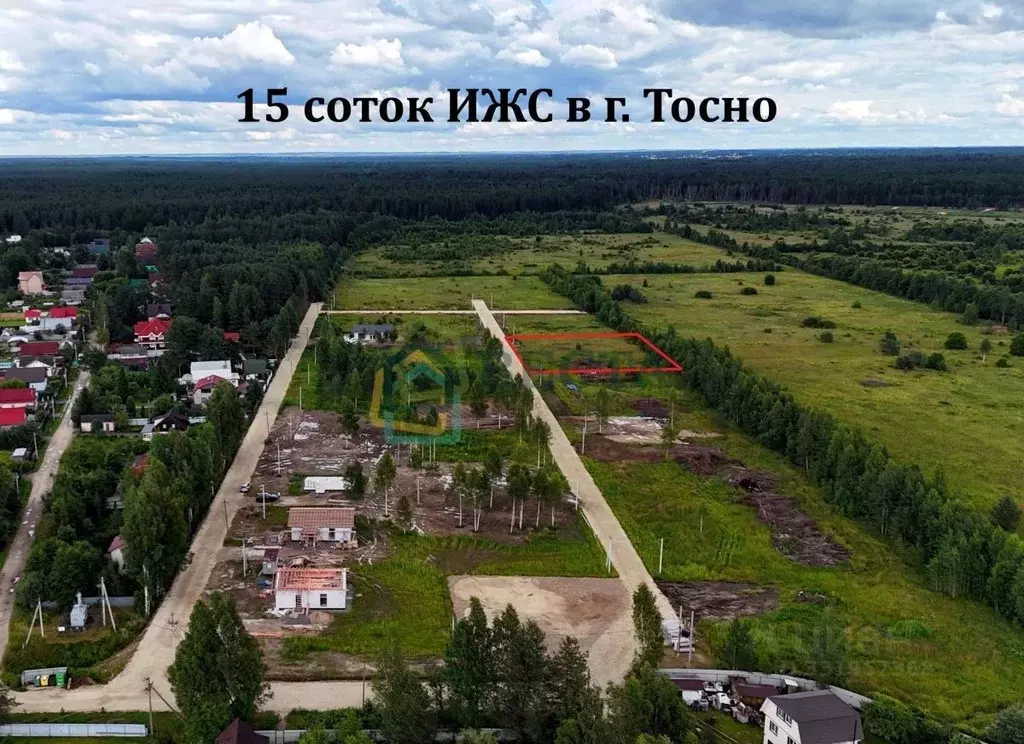 Участок в Ленинградская область, Тосно г. Тосненский район, Тосненское ... - Фото 1