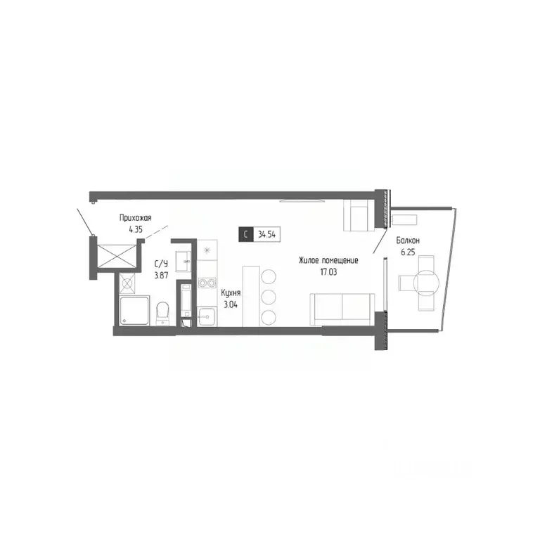 1-к кв. Крым, Алушта Профессорский Уголок мкр, Крымская Резиденция ... - Фото 1