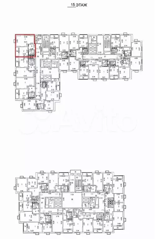 Аукцион: 1-к. квартира, 42,7 м, 15/37 эт. - Фото 1