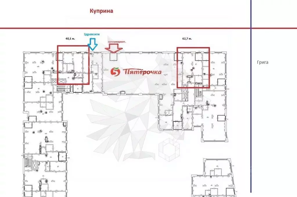 Торговая площадь в Москва Сосенское поселение, просп. Куприна, 3к1 (15 ... - Фото 2