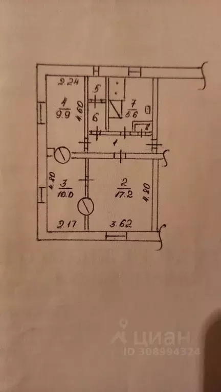 3-к кв. Новгородская область, Сольцы г. Солецкий муниципальный округ, ... - Фото 0