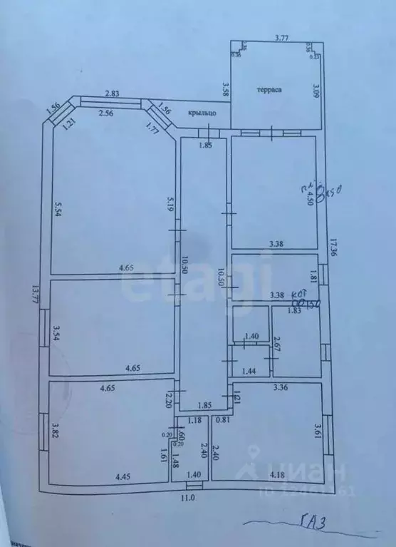 Дом в Краснодарский край, Анапа муниципальный округ, с. Витязево  (151 ... - Фото 1