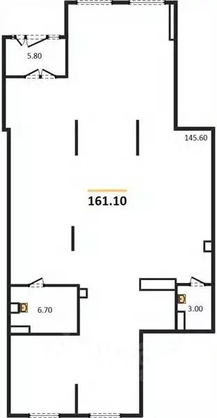 Помещение свободного назначения в Москва ул. Щорса, 6К1 (161 м) - Фото 0