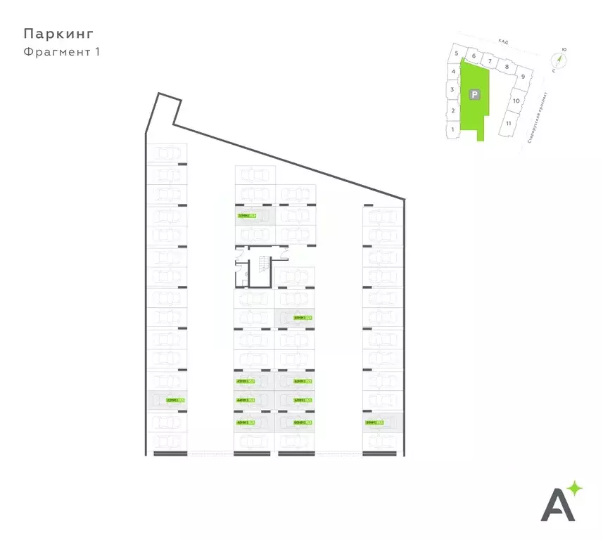 Гараж в Санкт-Петербург пос. Шушары, Олл Ин 3.0 жилой комплекс (13 м) - Фото 1