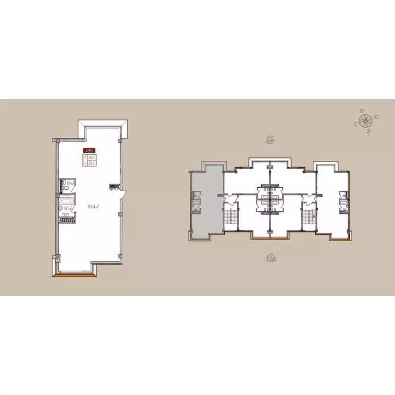 Квартира-студия: Феодосия, Индустриальный переулок, 4 (89.3 м) - Фото 1