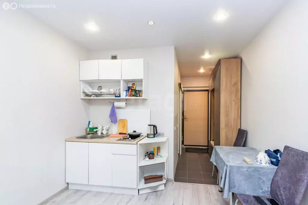 Квартира-студия: Тюмень, улица Новосёлов, 117 (15.8 м) - Фото 1