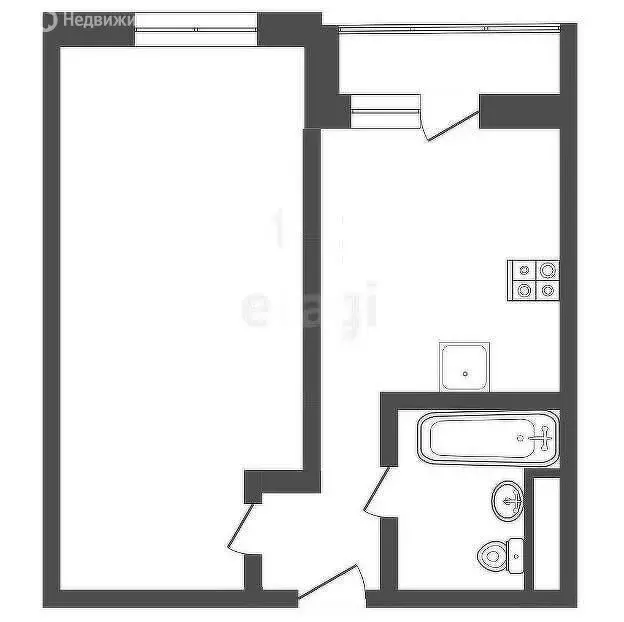 1-комнатная квартира: Киреевск, микрорайон Брусяновский, 20 (35.2 м) - Фото 0