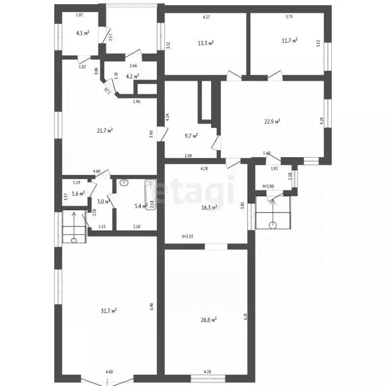 Дом в Ростовская область, Кашары сл. ул. Антона Байдака (172 м) - Фото 2