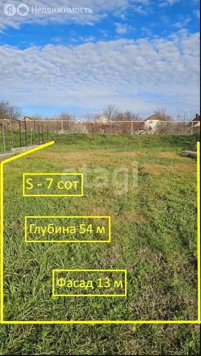 Участок в село Джигинка, Российская улица (7 м) - Фото 1