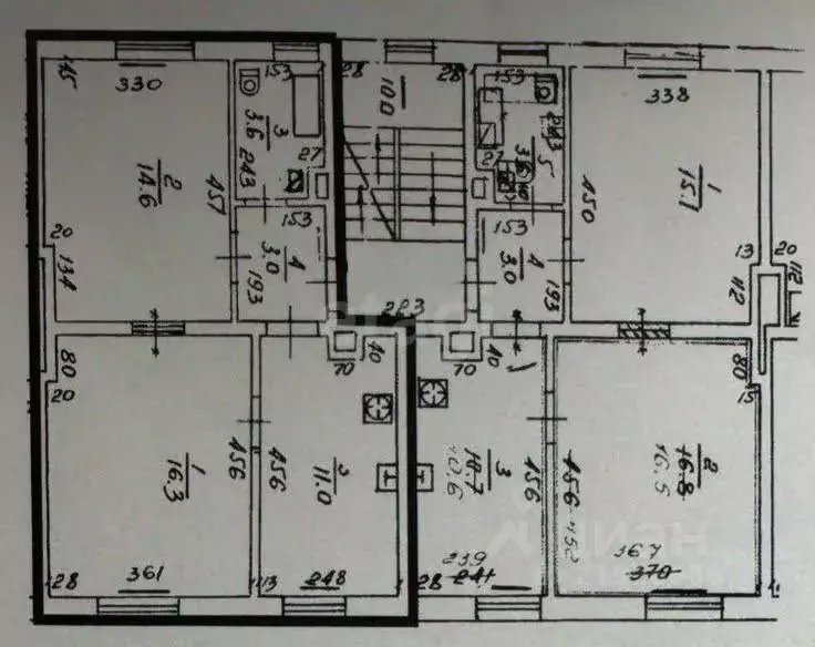 2-к кв. Калининградская область, Калининград просп. Калинина, 3 (48.5 ... - Фото 1