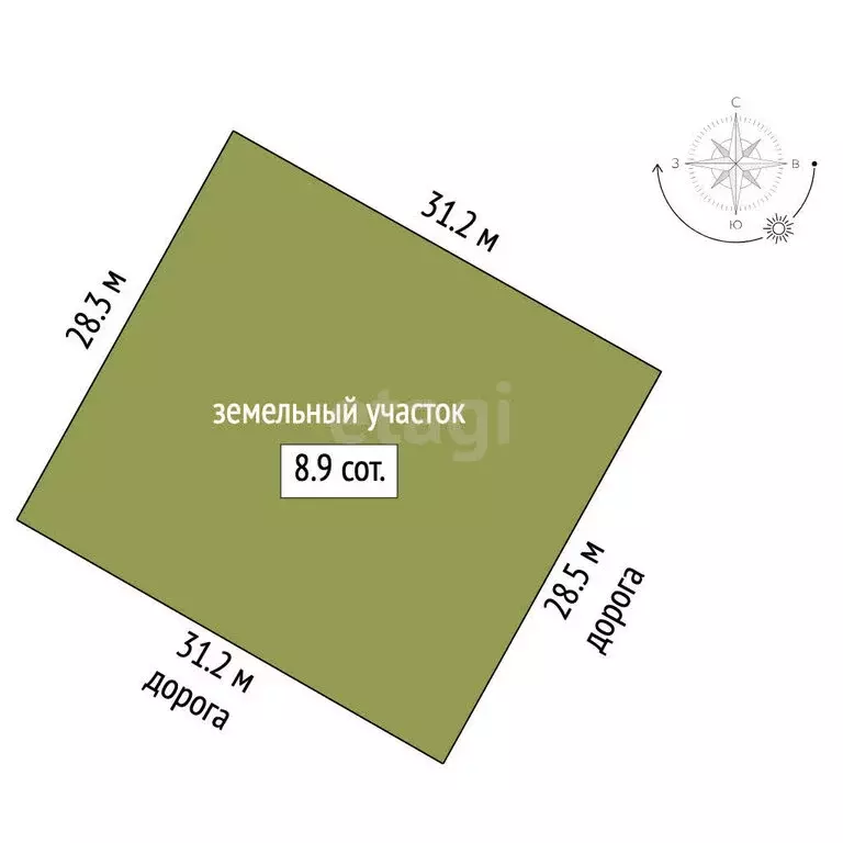 Участок в Трудовское сельское поселение, ТСН Мартовский, Счастливая ... - Фото 1