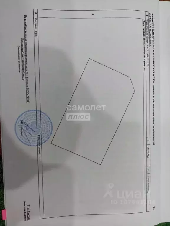 Участок в Липецкая область, Липецк ул. Ясеневая (11.0 сот.) - Фото 2