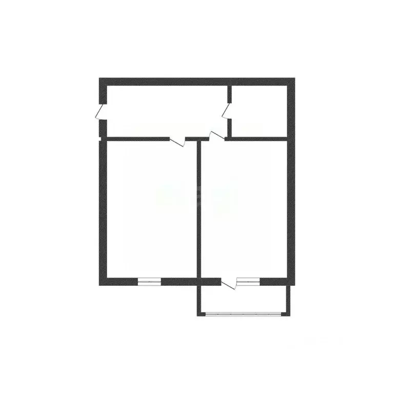 1-к кв. Курганская область, Курган Чернореченская ул., 123 (35.0 м) - Фото 2