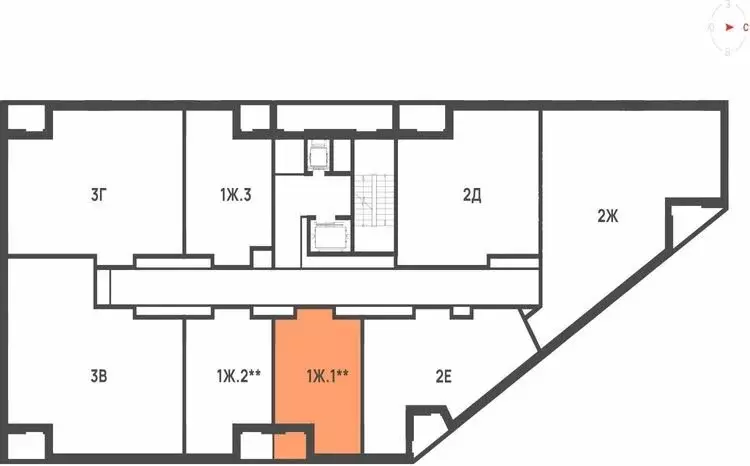 1-комнатная квартира: Казань, Краснококшайская улица, 58 (39.9 м) - Фото 1