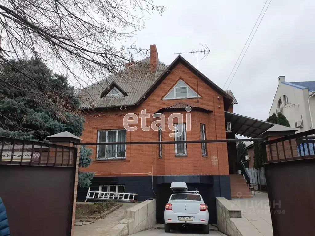 Дом в Ростовская область, Ростов-на-Дону ул. 2-я Володарского (360 м) - Фото 0