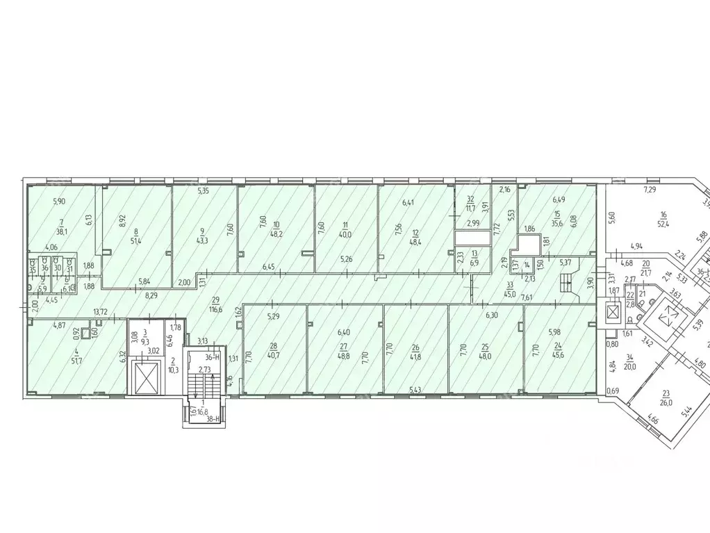 Офис в Санкт-Петербург ул. Маршала Говорова, 52 (776 м) - Фото 2