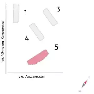 1-комнатная квартира: Екатеринбург, улица 40-летия Комсомола, 39 (34.8 ... - Фото 2