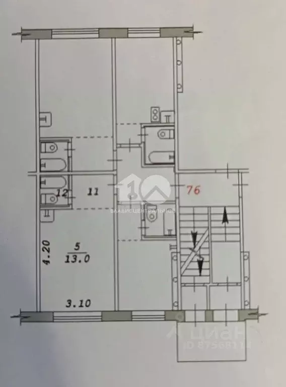 Студия Новосибирская область, Новосибирск ул. Гоголя, 188 (17.0 м) - Фото 2