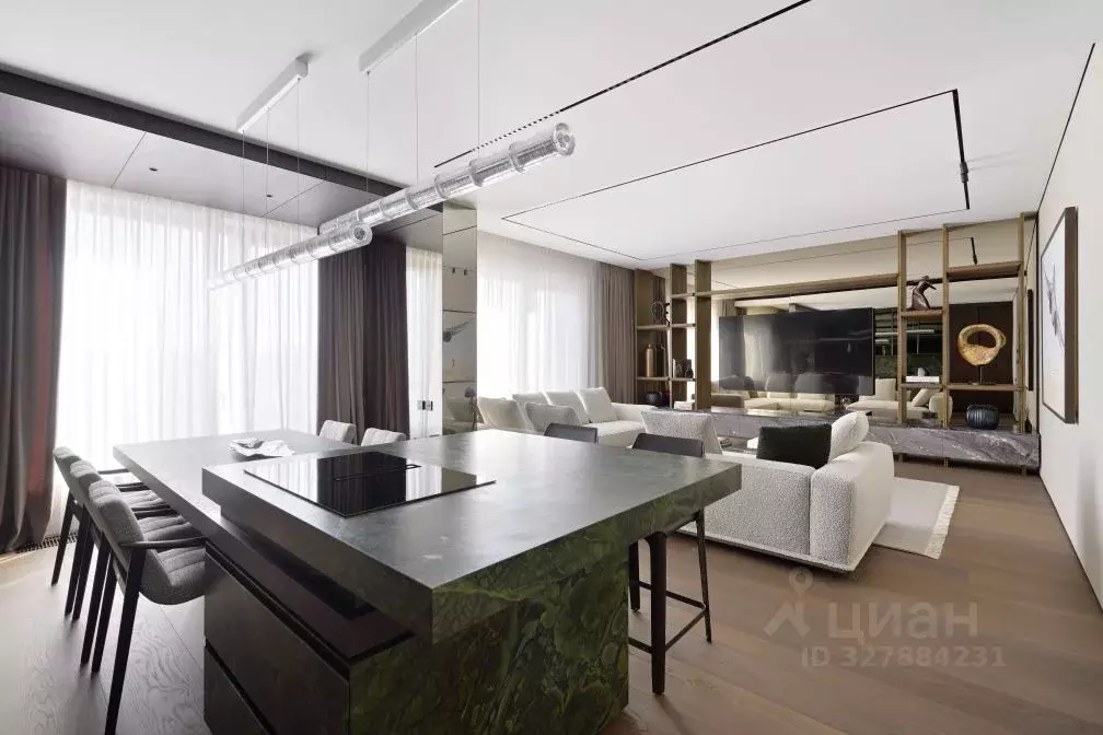 4-к кв. Москва ул. Усачева, 15А (154.0 м) - Фото 1