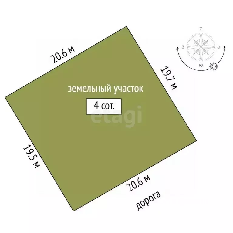 Участок в Тюменская область, Нижнетавдинский муниципальный округ, ... - Фото 2