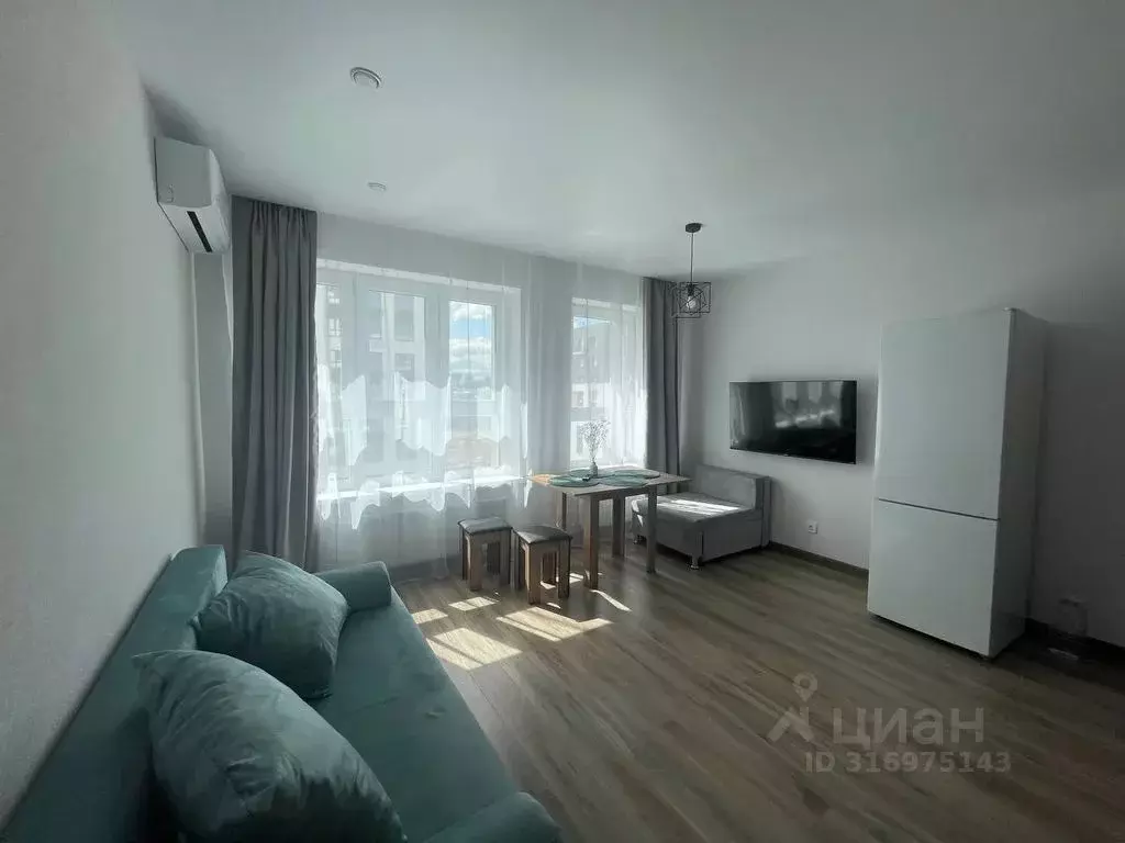 1-к кв. Татарстан, Казань ул. Азата Аббасова, 21А (31.0 м) - Фото 1