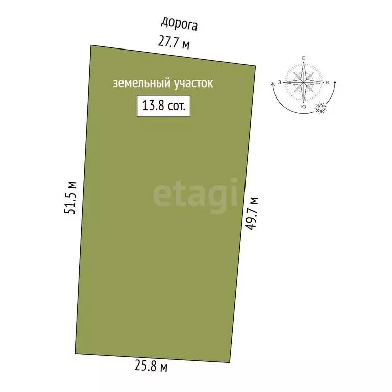 Участок в село Гагарино, улица Мира (20.1 м) - Фото 1