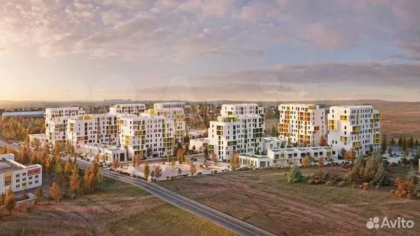 1-к. квартира, 51,9 м, 6/9 эт. - Фото 0