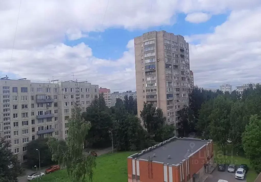 2-к кв. Санкт-Петербург ул. Руднева, 21К2 (52.8 м) - Фото 1