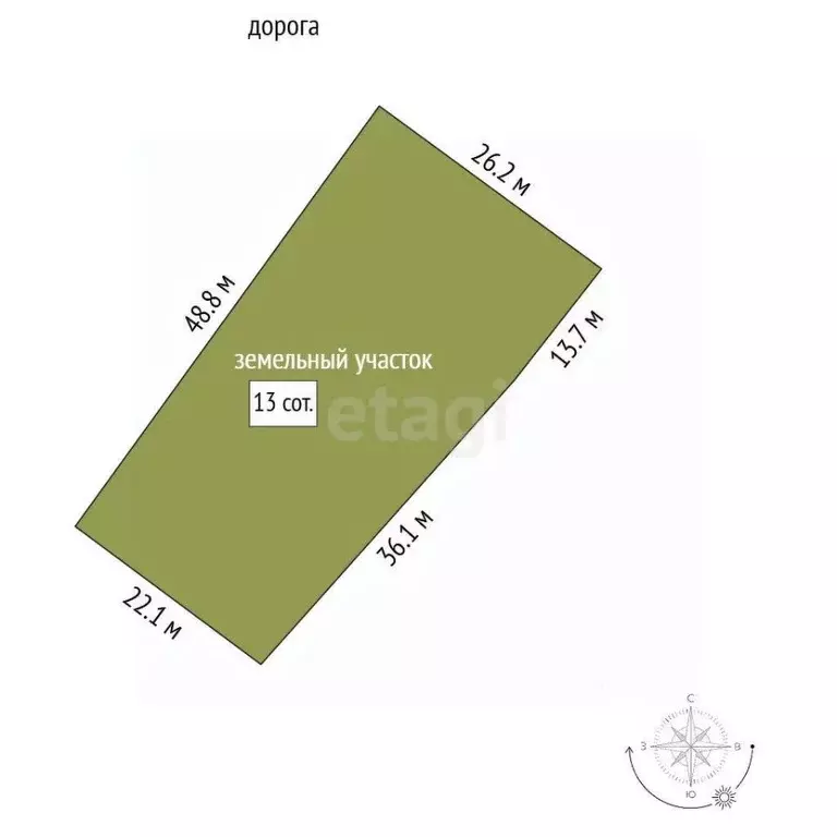 Участок в Костромская область, Шарья городской округ, д. Корегино  ... - Фото 2