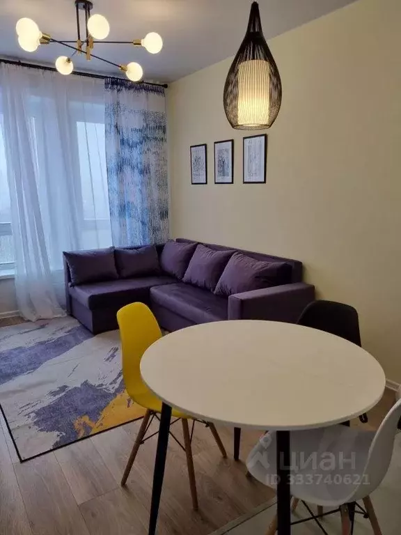 Квартира, 1 комната, 35.2 м - Фото 1