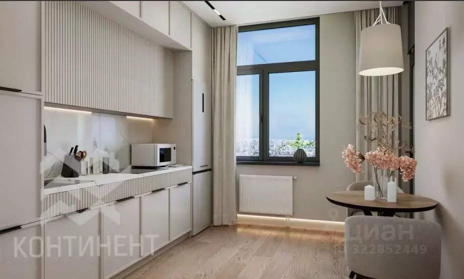 Студия Крым, Черноморское пгт ул. Евпаторийская, уч1 (38.79 м) - Фото 1