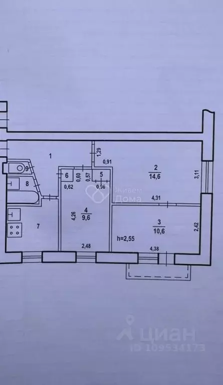 3-к кв. Волгоградская область, Волгоград ул. Героев Малой Земли, 40 ... - Фото 1