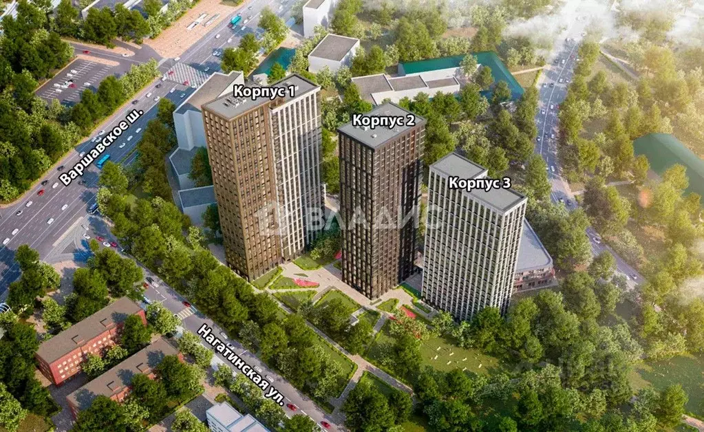 1-к кв. Москва Нагатинская ул., к1вл1 (43.34 м) - Фото 0