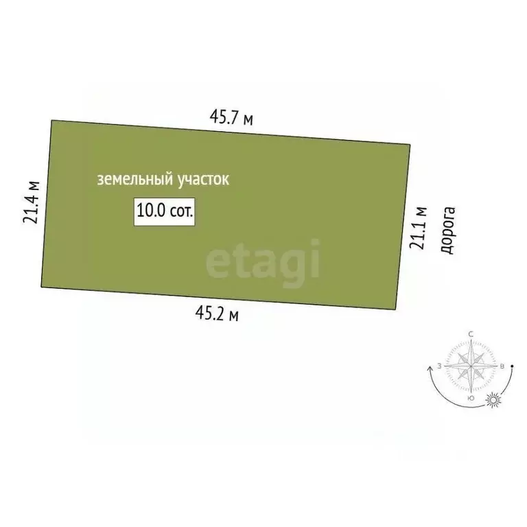 Участок в Тюменская область, Нижнетавдинский муниципальный округ, ... - Фото 1