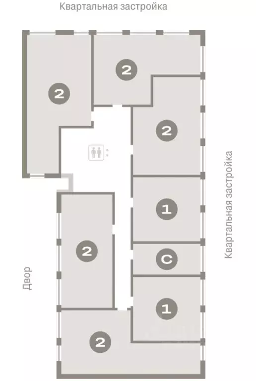 2-к кв. Тюменская область, Тюмень Мысовская ул., 26к1 (73.11 м) - Фото 2