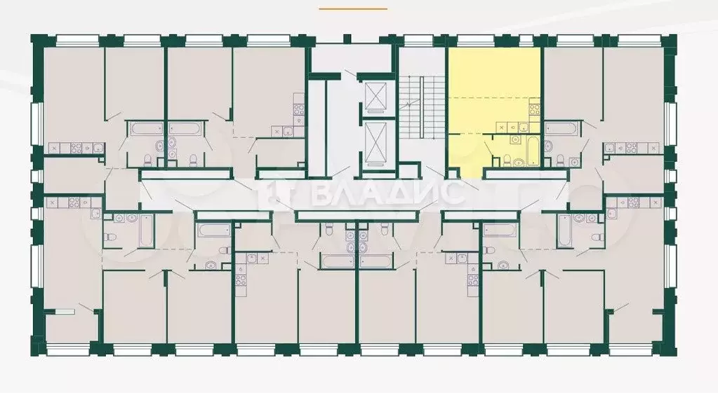 Квартира-студия, 31,6 м, 8/9 эт. - Фото 1