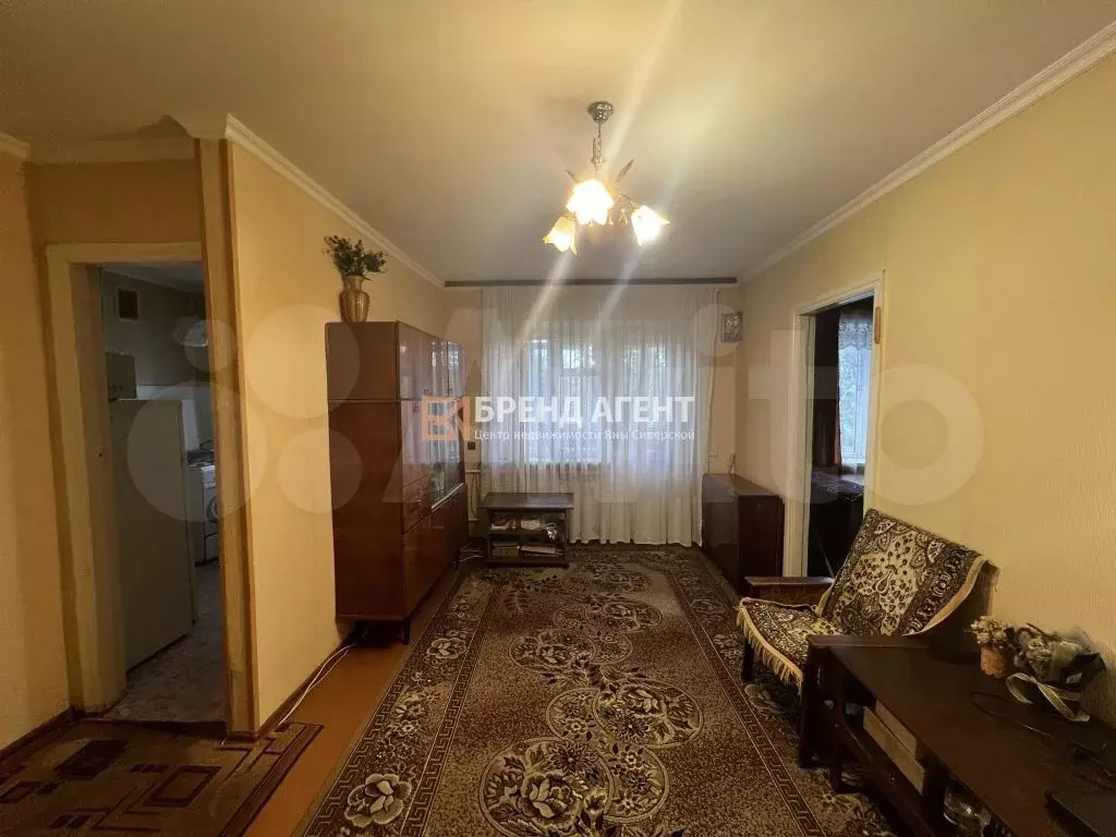3-к. квартира, 53,6 м, 2/3 эт. - Фото 1