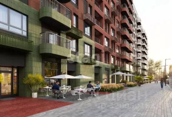 Студия Тюменская область, Тюмень ул. Василия Малкова, 32 (29.49 м) - Фото 1