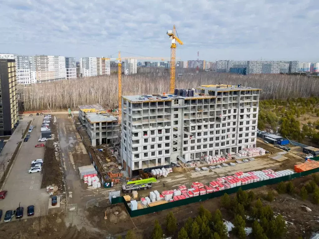 3-к. квартира, 64,4 м, 3/12 эт. - Фото 1