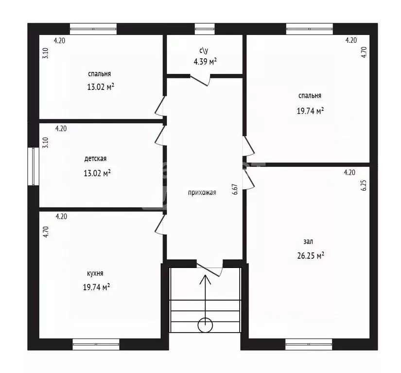 Дом в Дагестан, Дербент ул. Нанейшвили, 48 (140 м) - Фото 2