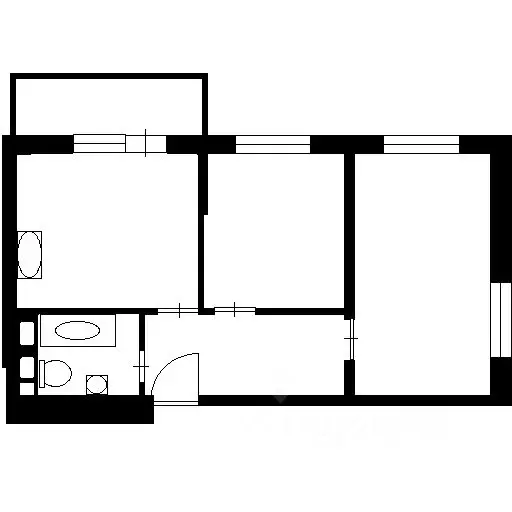 3-к кв. Краснодарский край, Туапсе ул. Свободы (61.3 м) - Фото 2