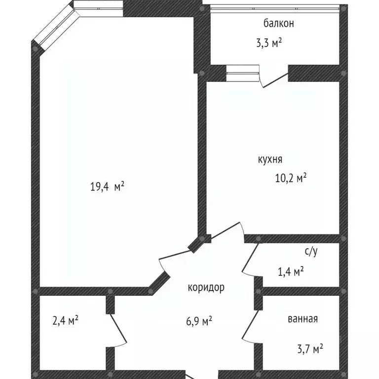 1-к кв. Ханты-Мансийский АО, Сургут ул. Мелик-Карамова, 4 (47.4 м) - Фото 1