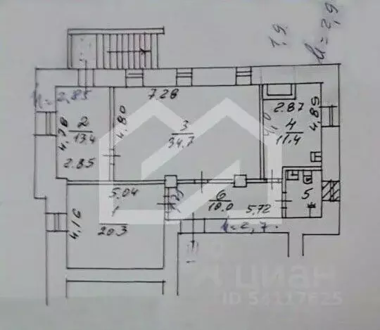 Помещение свободного назначения в Москва Студенческая ул., 31 (94 м) - Фото 2