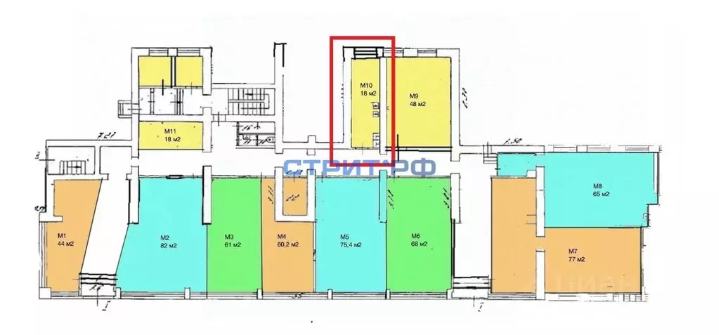 Помещение свободного назначения в Москва просп. Мира, 131К1 (18 м) - Фото 2