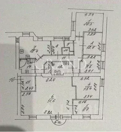 6-к кв. Москва пер. Каменная Слобода, 8 (186.2 м) - Фото 2