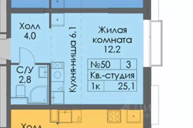 Студия Татарстан, Казань проезд Владимира Шнеппа, 5к2 (25.1 м) - Фото 2