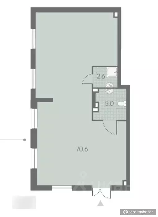 Торговая площадь в Москва Производственная ул., 17 (78 м) - Фото 1