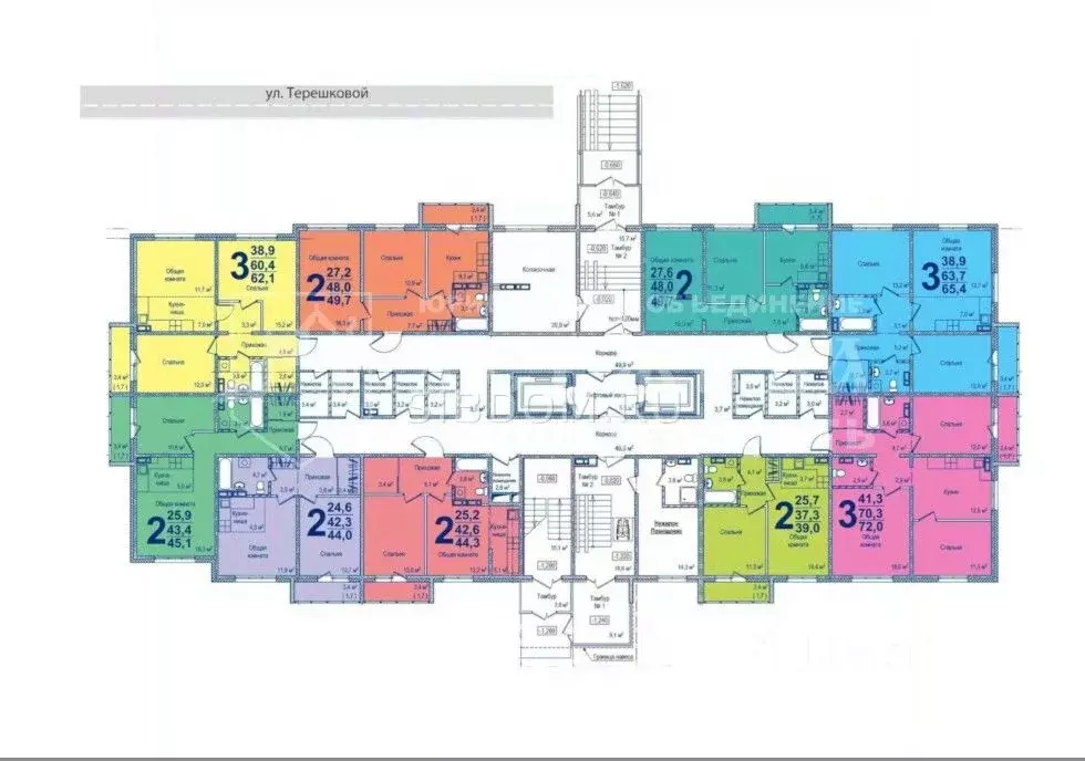 2-к кв. Кемеровская область, Кемерово Московский просп., 16 (48.0 м) - Фото 2