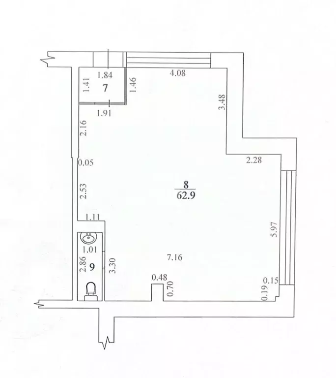 Офис в Свердловская область, Екатеринбург ул. Готвальда, 14А (63 м) - Фото 1