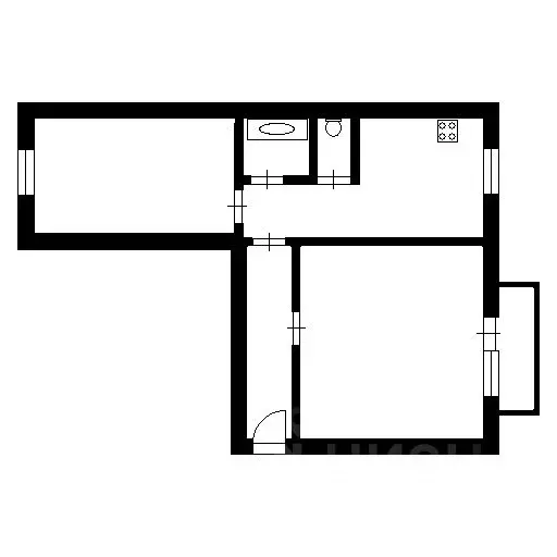 2-к кв. Свердловская область, Нижний Тагил ул. Санаторий Руш, 15 (47.4 ... - Фото 2